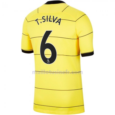 Maillot de Foot Chelsea Thiago Silva 6 Extérieur 2021-22